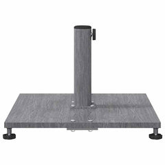 vidaXL Parasol Base 28.95 kg Dark Grey Wood Look Square 5