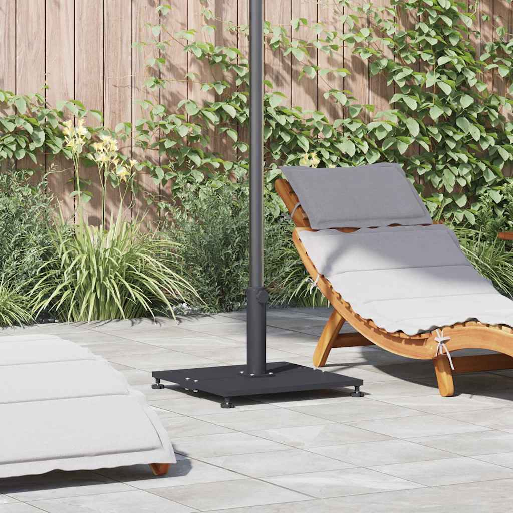 vidaXL Parasol Base 25.95 kg Dark Grey Square 1