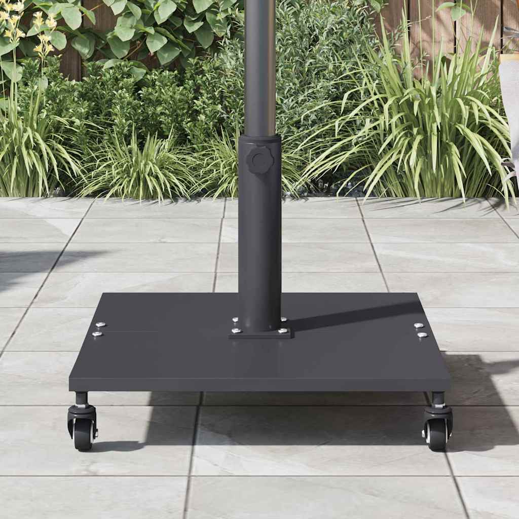 vidaXL Parasol Base 26.8 kg Dark Grey Square Adjustable 4