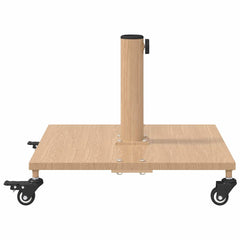 vidaXL Parasol Base 26.75 kg Light Wood Square Adjustable 6