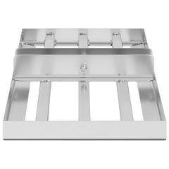 vidaXL Garden Leveling Rake Silver 75 x 25 x 6 cm Stainless Steel 5