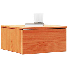 vidaXL Bedside Table 2 pcs Wax Brown 37 x 35 x 18.5 cm Solid pine wood 3