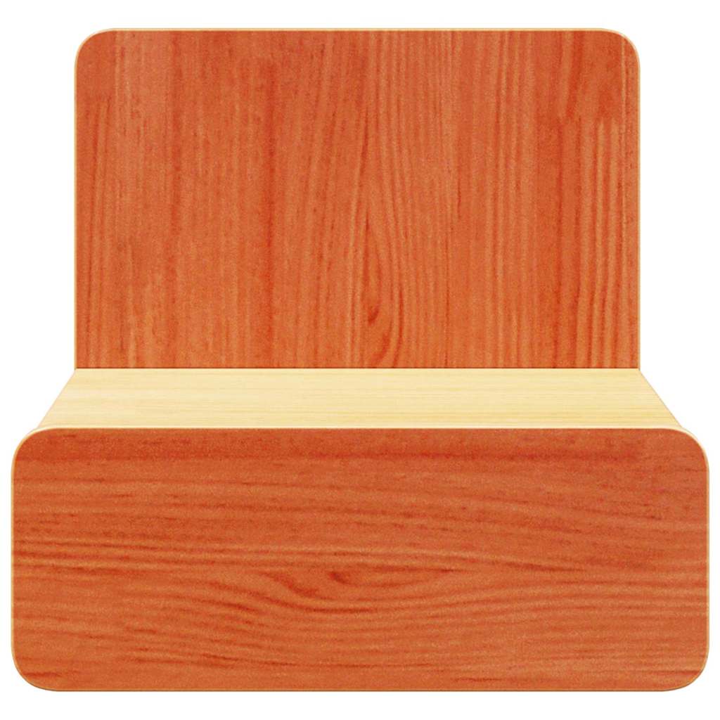 vidaXL Bedside Table Wax Brown 44 x 32.5 x 40 cm Solid pine wood 6