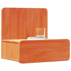 vidaXL Bedside Table Wax Brown 44 x 32.5 x 40 cm Solid pine wood 3