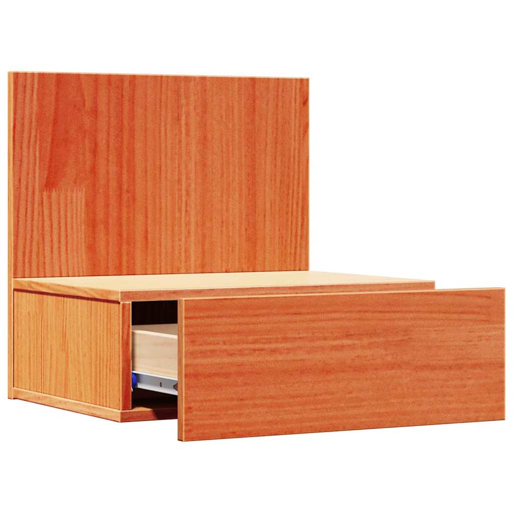 vidaXL Bedside Table Wax Brown 42 x 32.5 x 40 cm Solid pine wood 5
