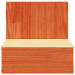 vidaXL Bedside Table Wax Brown 42 x 32.5 x 40 cm Solid pine wood 6