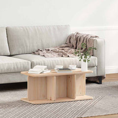 Coffee Table 80 x 39.5 x 33.5 cm Solid pine wood Natural
