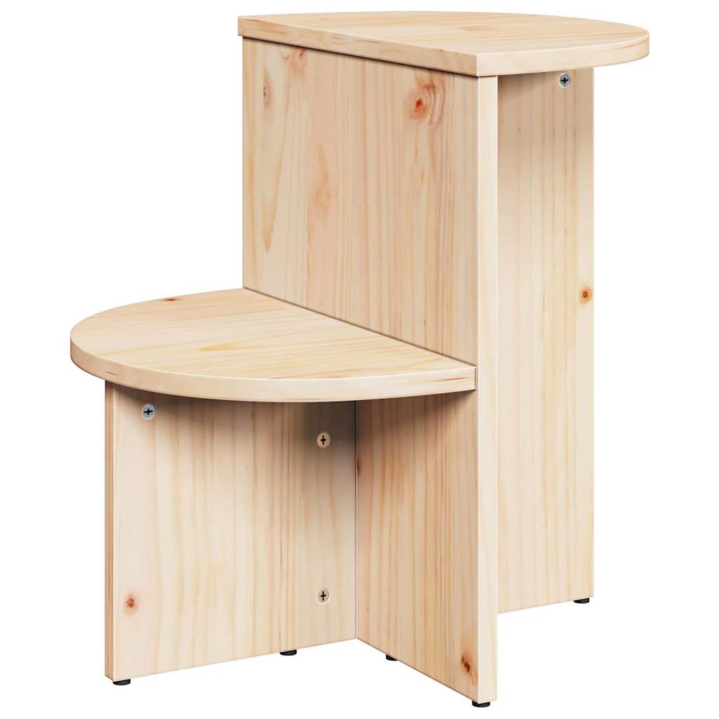 Coffee Table Natural Solid Pine Wood, image 2