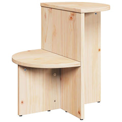 Coffee Table Natural Solid Pine Wood, image 2
