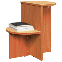 vidaXL Coffee Table Wax Brown 50 x 40 x 50 cm Solid pine wood 3