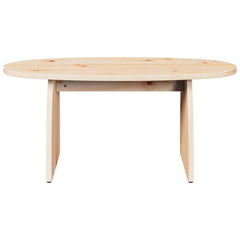 Coffee Table 80 x 40 x 35 cm Solid Pine Wood Natural