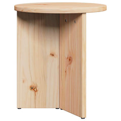 vidaXL Coffee Table 2 pcs Natural 49 x 49 x 28 cm Solid Pine wood 5