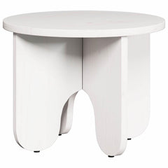 vidaXL Coffee Table 2 pcs White 39.5 x 39.5 x 30 cm Solid Pine wood 6