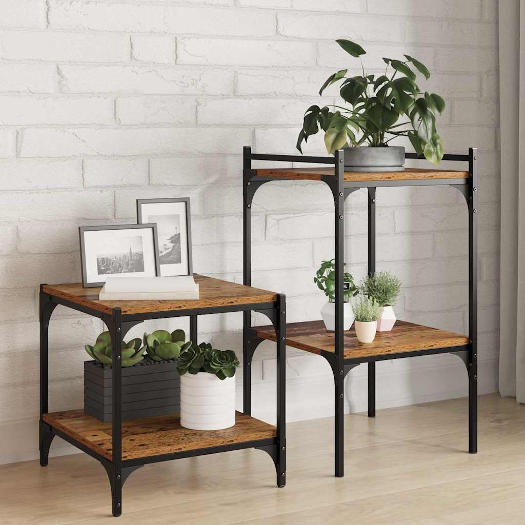 vidaXL Bookshelf Board 3-Tier 4 pcs 40 x 40 x 1.5 cm Engineered Wood 1