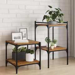 vidaXL Bookshelf Board 3-Tier 4 pcs 40 x 40 x 1.5 cm Engineered Wood 1
