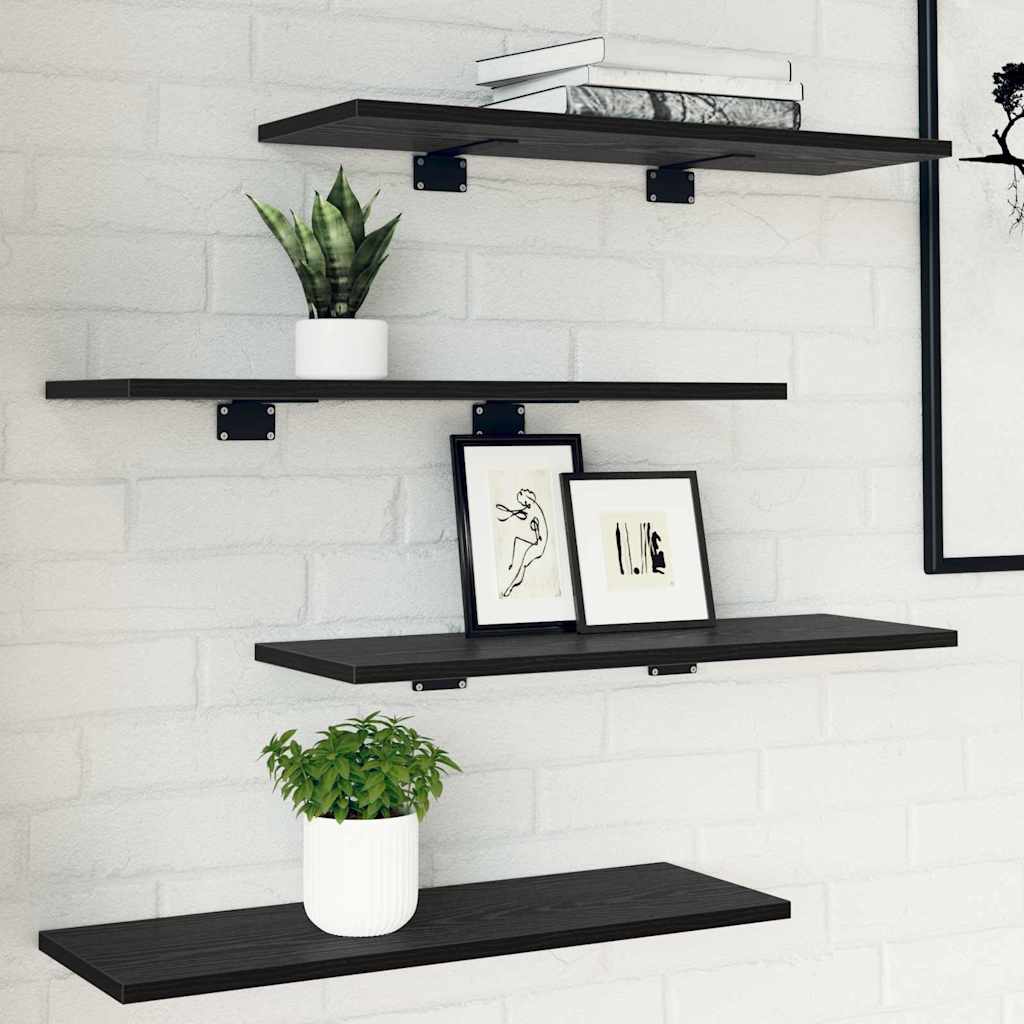 vidaXL Bookshelf Board 3-Tier 4 pcs 60 x 20 x 1.5 cm Engineered Wood 1