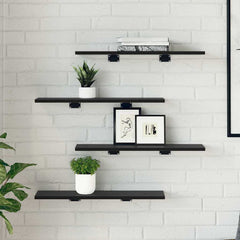 vidaXL Bookshelf Board 3-Tier 4 pcs 60 x 20 x 1.5 cm Engineered Wood 3
