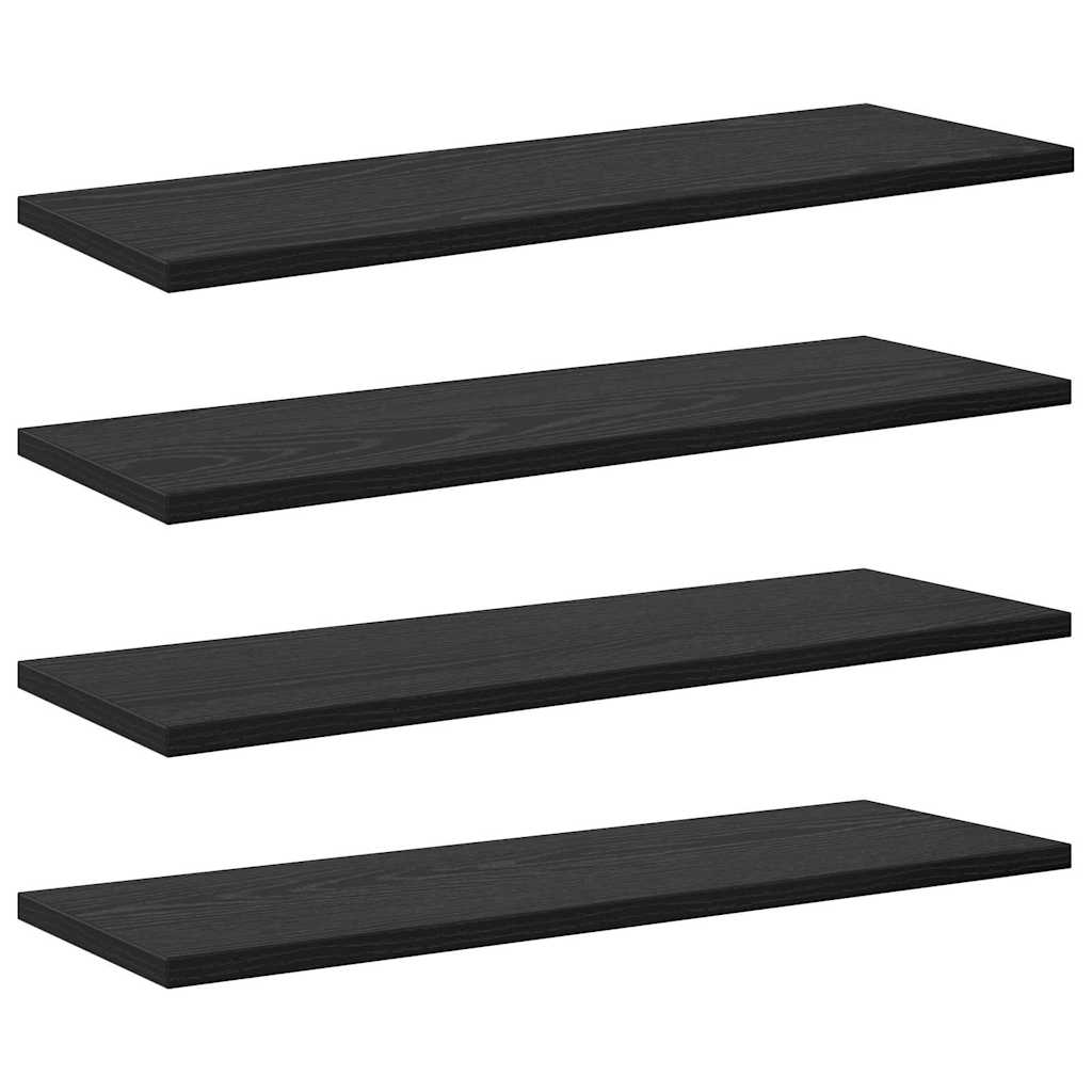 vidaXL Bookshelf Board 3-Tier 4 pcs 60 x 20 x 1.5 cm Engineered Wood 2