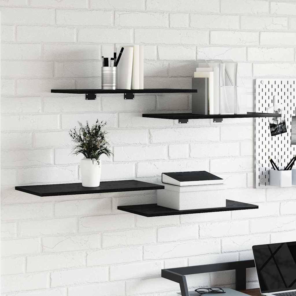 vidaXL Bookshelf Board 3-Tier 4 pcs 60 x 30 x 1.5 cm Engineered Wood 1