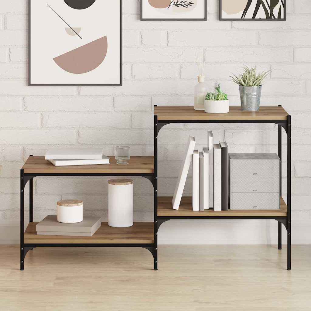 vidaXL Bookshelf Board 3-Tier 4 pcs 60 x 40 x 1.5 cm Engineered Wood 3