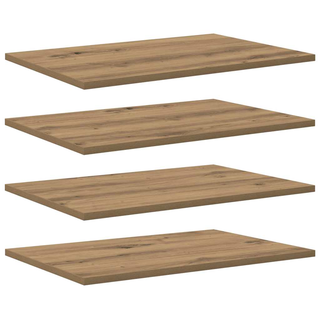 vidaXL Bookshelf Board 3-Tier 4 pcs 60 x 40 x 1.5 cm Engineered Wood 2