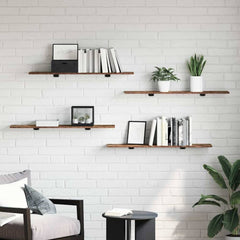 vidaXL Bookshelf Board 3-Tier 4 pcs 100 x 20 x 1.5 cm Engineered Wood 3
