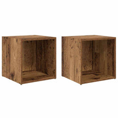 vidaXL TV Cabinet Set 2 pcs Old Wood Engineered Wood 2