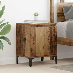 vidaXL Bedside Cabinet Old Wood 40 x 30 x 50 cm Engineered Wood 1