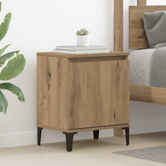 vidaXL Bedside Cabinet Artisan Oak 40 x 30 x 50 cm Engineered Wood 1
