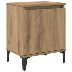 vidaXL Bedside Cabinet Artisan Oak 40 x 30 x 50 cm Engineered Wood 2