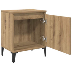 vidaXL Bedside Cabinet Artisan Oak 40 x 30 x 50 cm Engineered Wood 5