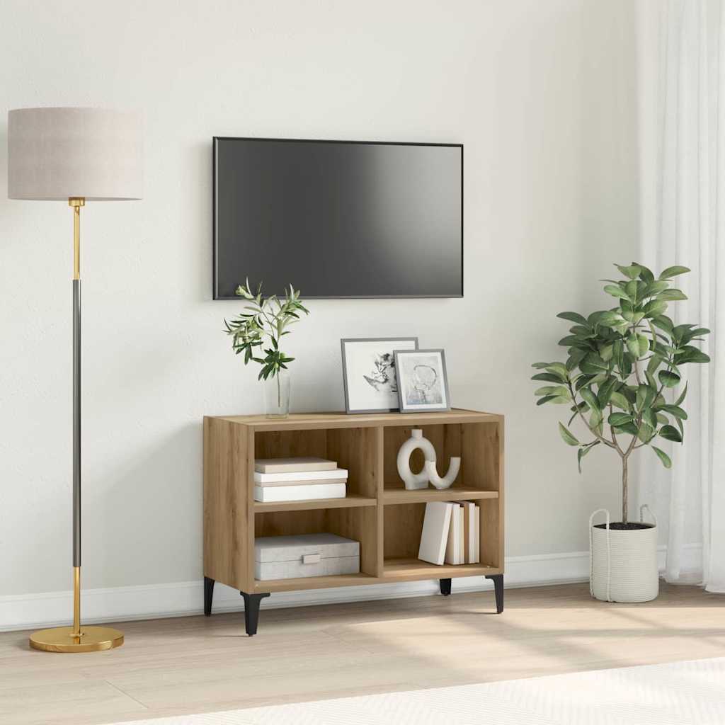 vidaXL TV Cabinet Set Brown Engineered Wood 1