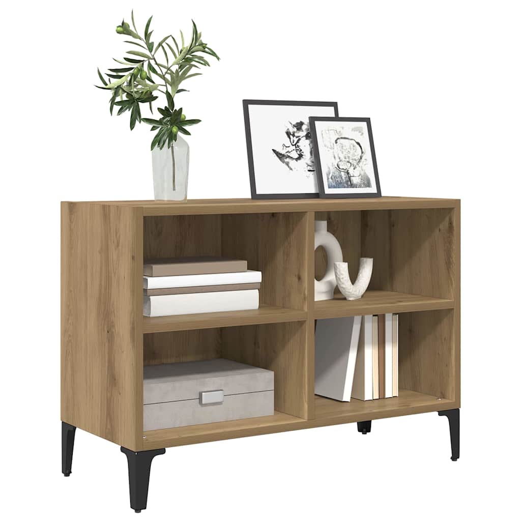 vidaXL TV Cabinet Set Brown Engineered Wood 3