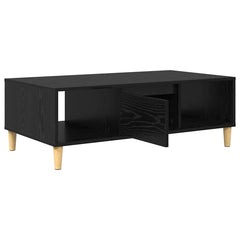 vidaXL Coffee Table Black Oak 102 x 55 x 35 cm Engineered Wood 5