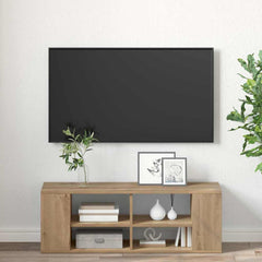 vidaXL TV Cabinet Set 102 x 35 x 35 cm Artisan Oak Engineered Wood 4
