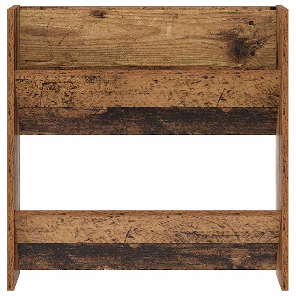 vidaXL Shoe Cabinet 2 pcs 60 x 18 x 60 cm Engineered Wood Old Wood 6