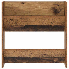 vidaXL Shoe Cabinet 2 pcs 60 x 18 x 60 cm Engineered Wood Old Wood 6