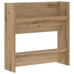 vidaXL Shoe Cabinet 2 pcs 60 x 18 x 60 cm Engineered Wood Artisan Oak 5