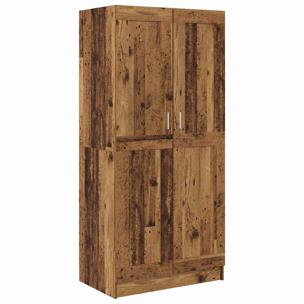 Wardrobe 82,5x51,5x180 cm Engineered Wood Old wood