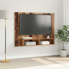 Wall TV Cabinet 120x23,5x90 cm Engineered Wood Old wood