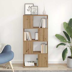 vidaXL TV Cabinet Set 60 x 24 x 125.5 cm Brown Engineered Wood 1