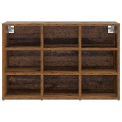 vidaXL Shoe Cabinet 77.5 x 30 x 51 cm Engineered Wood Old Wood 5