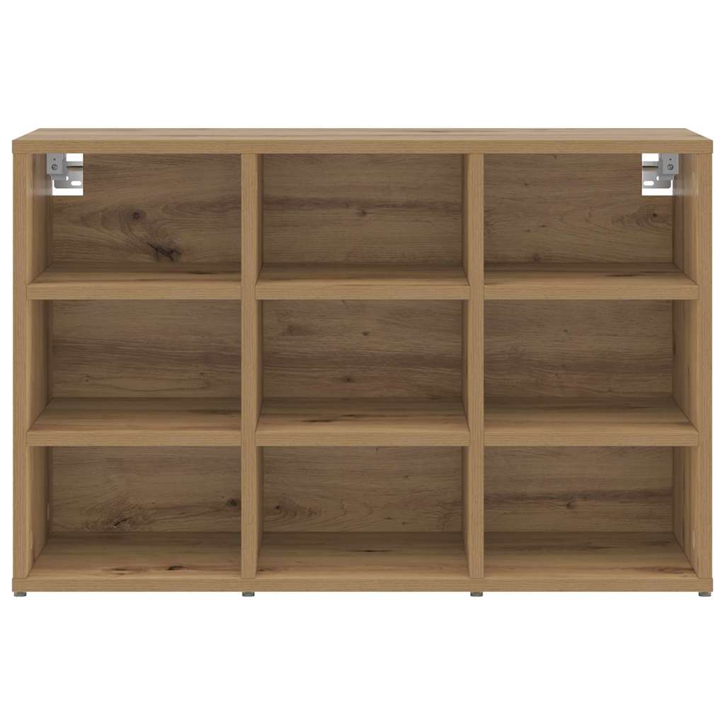 vidaXL Shoe Cabinet 77.5 x 30 x 51 cm Engineered Wood Artisan Oak 5