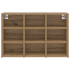 vidaXL Shoe Cabinet 77.5 x 30 x 51 cm Engineered Wood Artisan Oak 5