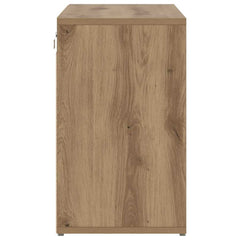 vidaXL Shoe Cabinet 77.5 x 30 x 51 cm Engineered Wood Artisan Oak 6