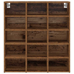 vidaXL Shoe Cabinet 77.5 x 30 x 83.5 cm Engineered Wood Old Wood 5