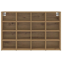 vidaXL Shoe Cabinet 103 x 30 x 67 cm Engineered Wood Artisan Oak 5