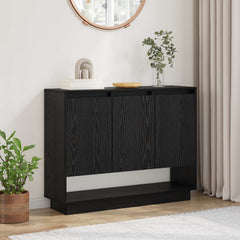vidaXL Sideboard Black Oak 97 x 29 x 75 cm Engineered Wood 1