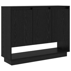vidaXL Sideboard Black Oak 97 x 29 x 75 cm Engineered Wood 2