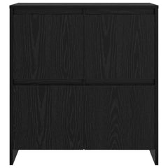 vidaXL Sideboard Black Oak 70 x 41 x 75 cm Engineered Wood 6